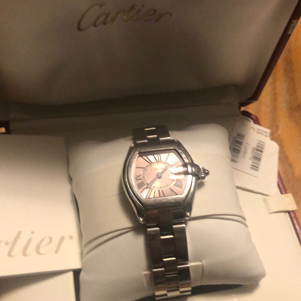 Unique Porsche inspired blush Cartier Roadster